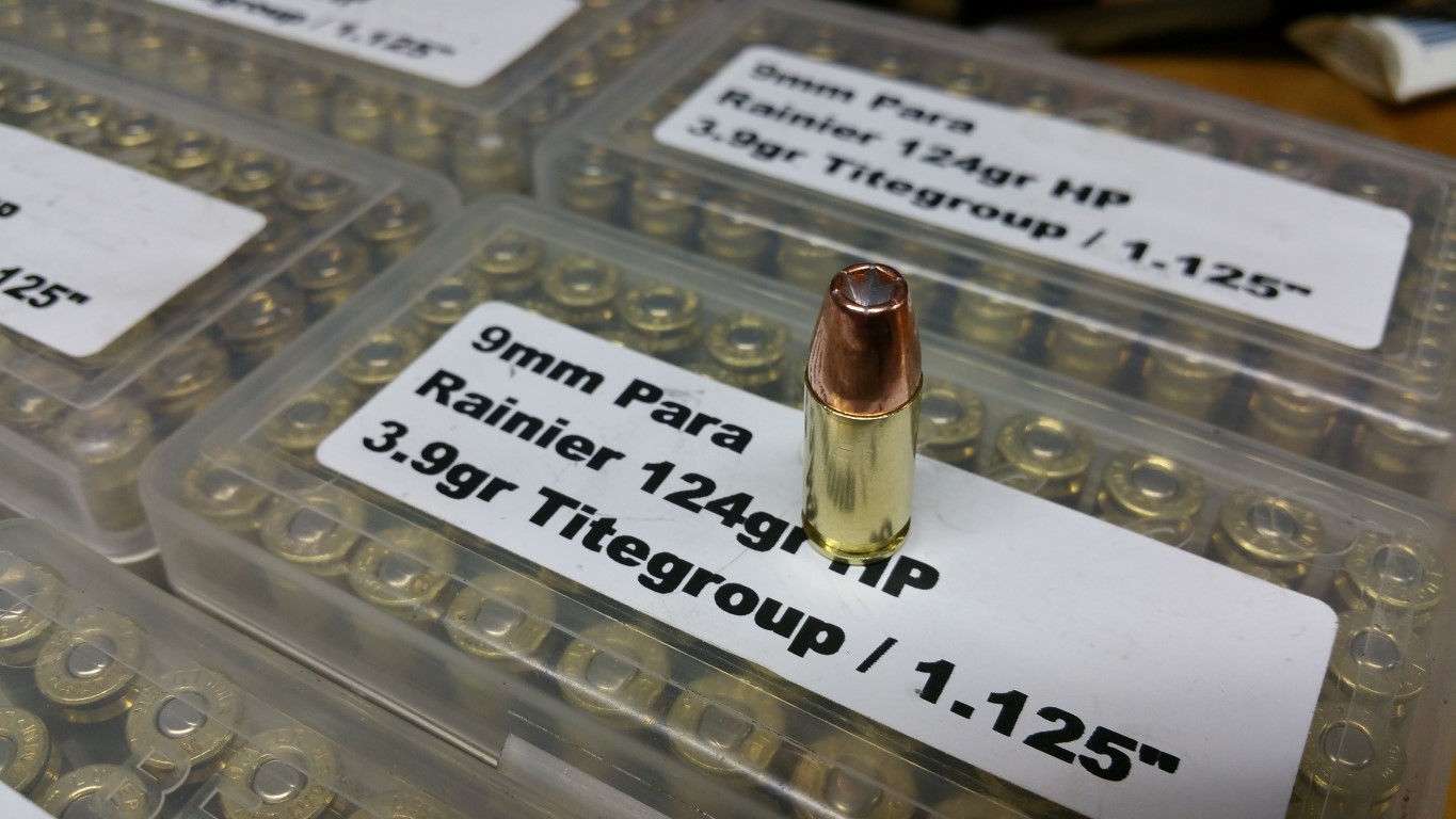 9mm primers used with titegroup powder